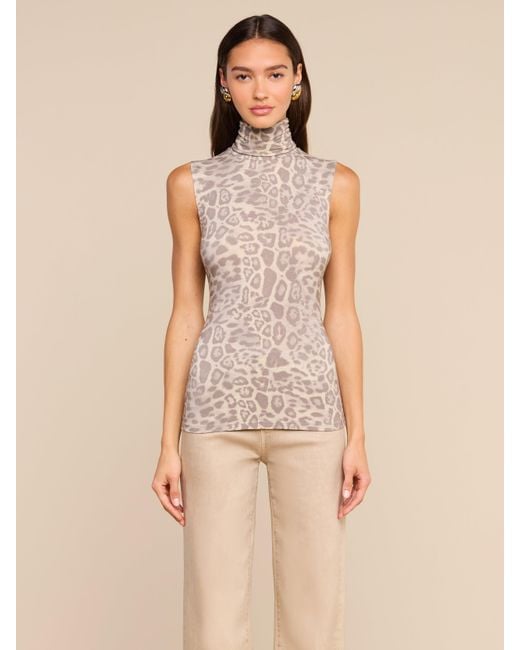 L'Agence Multicolor Ceci Sleeveless Turtleneck