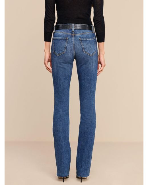 L'Agence Blue Ruth Straight-Leg Jean