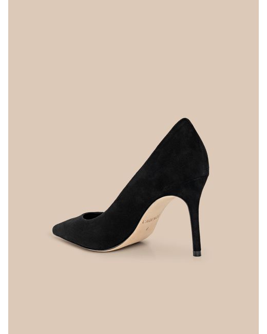 L'Agence Black Maelle Suede Pump