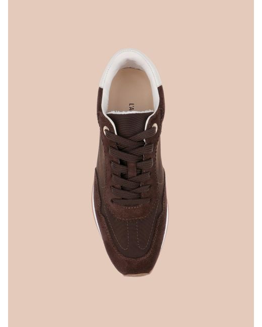L'Agence Brown Deepa Platform Sneaker