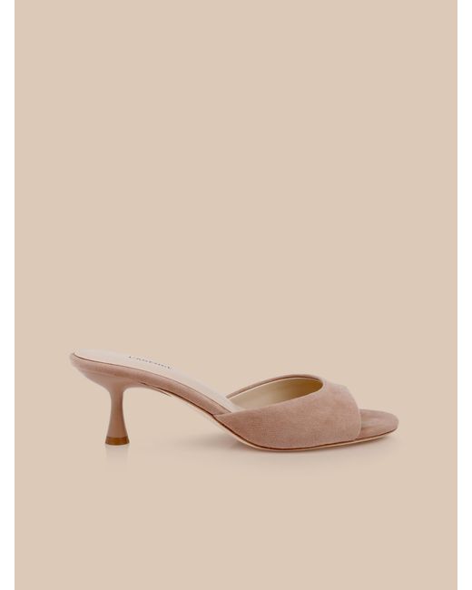 L'Agence Natural Arleen Kitten-Heel Mule