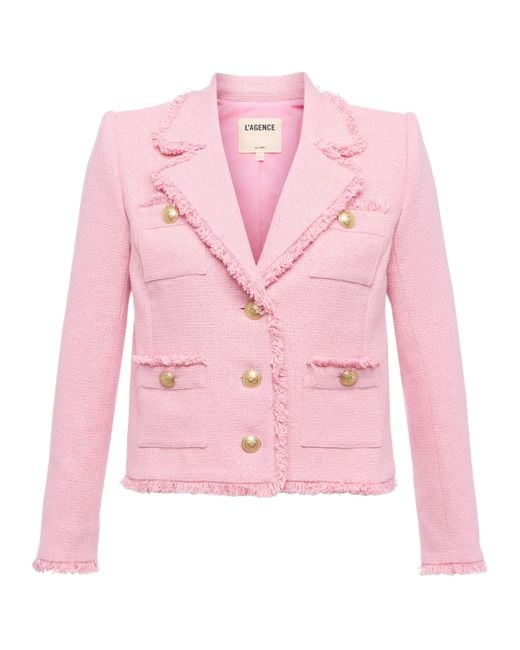 L'Agence Multicolor Sylvia Tweed Jacket