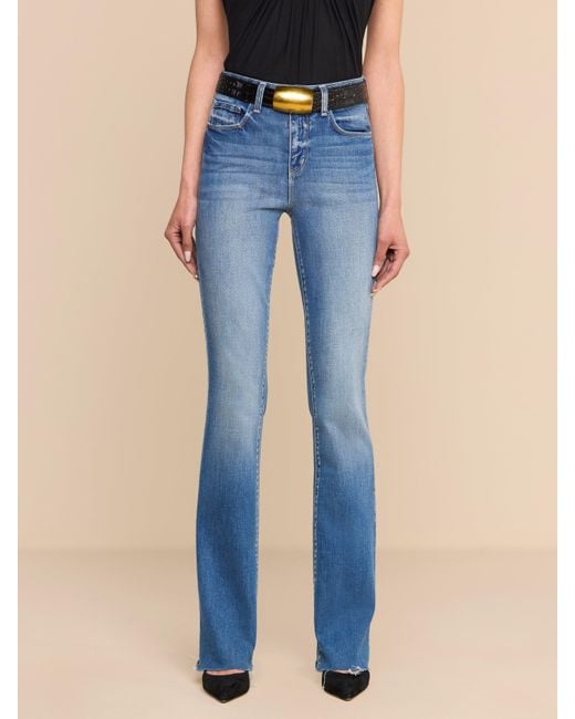 L'Agence Blue Ruth Straight-leg Jean