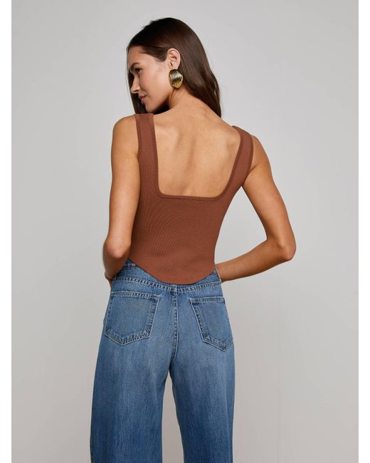 Top Saga, Brun Sépia/Doré L'Agence en coloris Blue