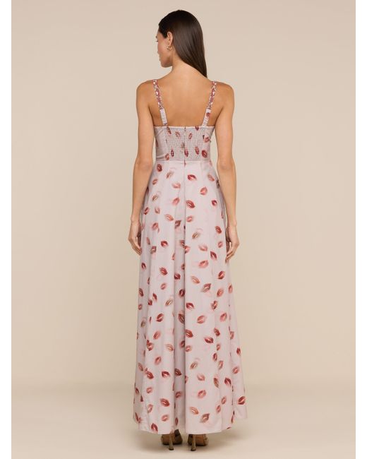 L'Agence Pink Sutton Maxi Dress