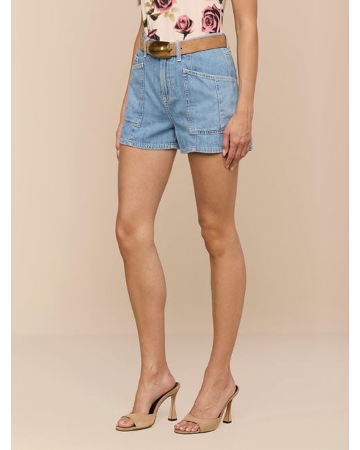 L'Agence Blue Kyra Jean Short