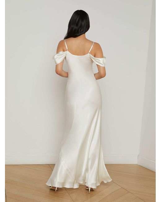 Robe En Soie Kenna, Ivoire L'Agence en coloris Natural