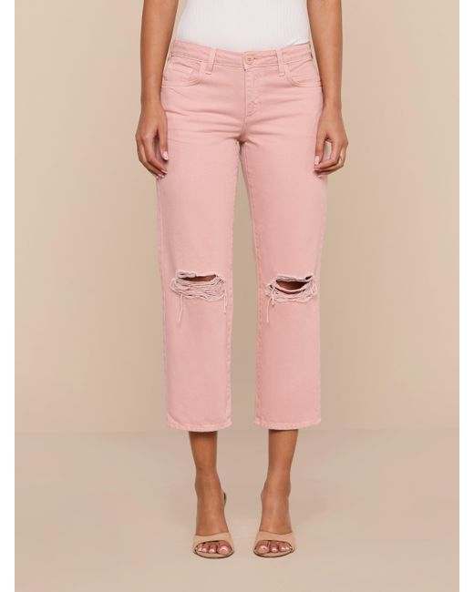 L'Agence Natural Blaine Cropped Stovepipe Jean