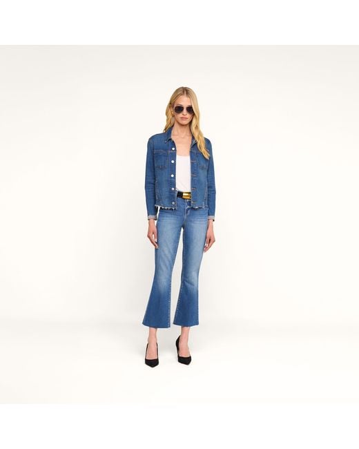 L'Agence Blue Janelle Denim Jacket
