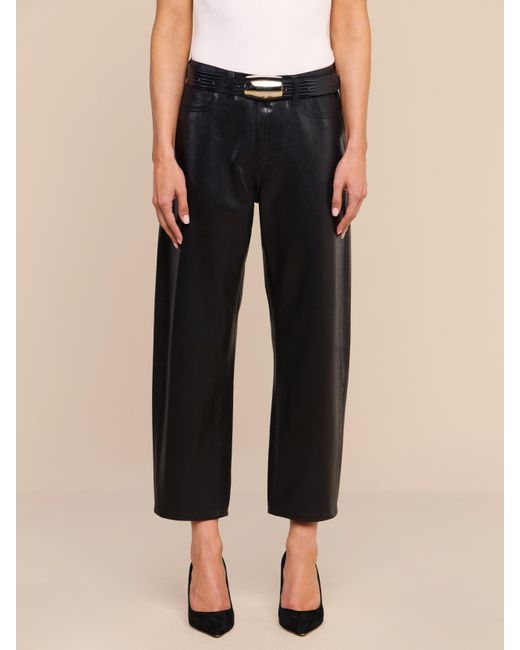 L'Agence Multicolor Mallis Coated Bow-Leg Jean
