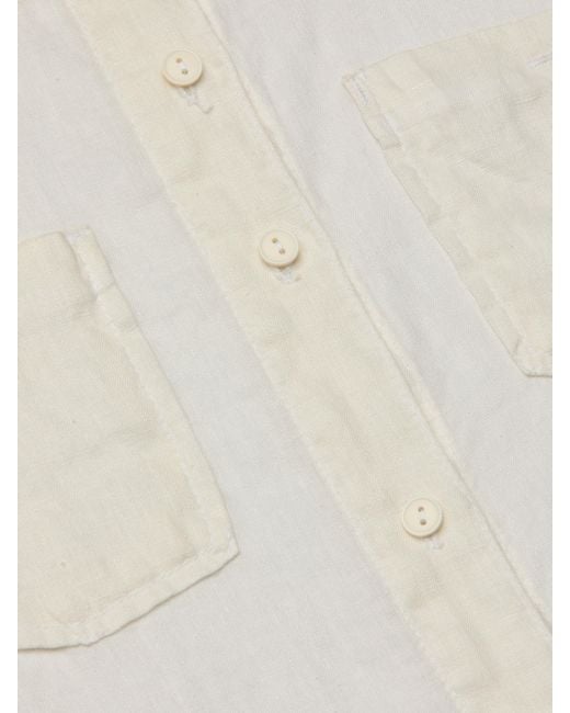 L'Agence White Isla Linen Shirt