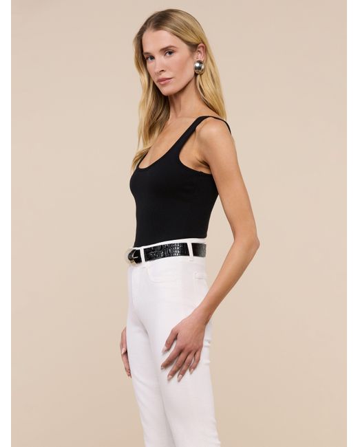 L'Agence Blue Nica Bodysuit