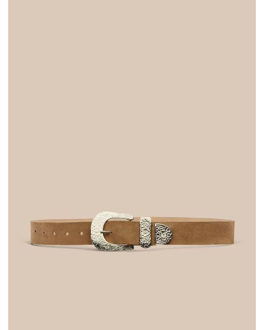 L'Agence Natural 'Agence Otera Suede Belt