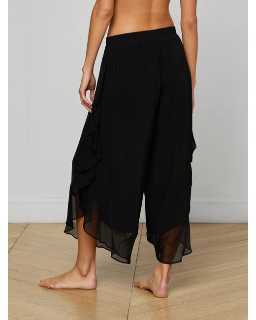 L'Agence Black Adonis Cover-Up Pants