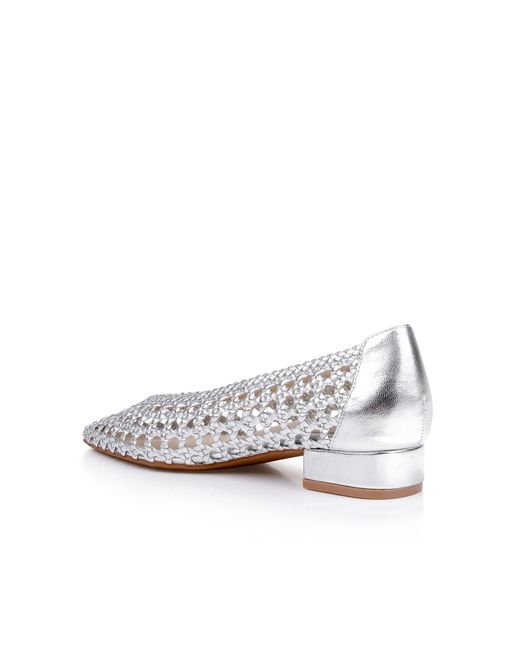 L'Agence White Alsace Ballet Flat