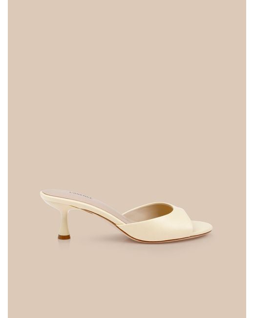 L'Agence Natural Arleen Kitten-Heel Mule