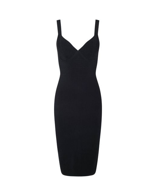 Robe En Maille Jimena, Noir L'Agence en coloris Black