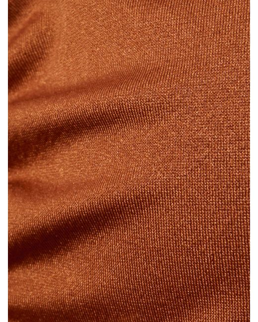 L'Agence Brown Annabelle Triangle Bikini Top