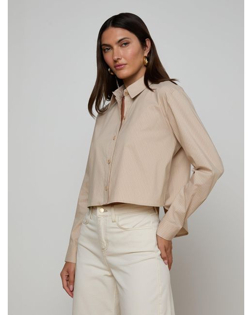 Chemise Cosette, Macadamia À Rayures Marron Clair L'Agence en coloris Natural
