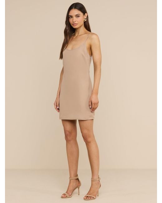 L'Agence Natural Raye Slip Lining Dress