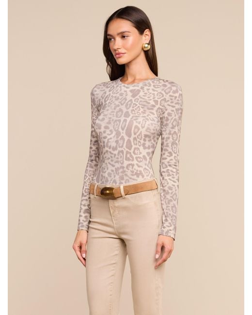 L'Agence Multicolor Tess Long Sleeve T-Shirt