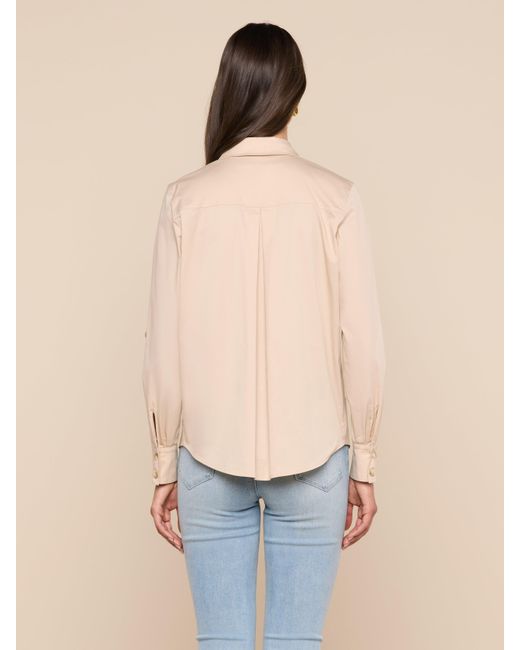 L'Agence Natural Pearson Poplin Shirt
