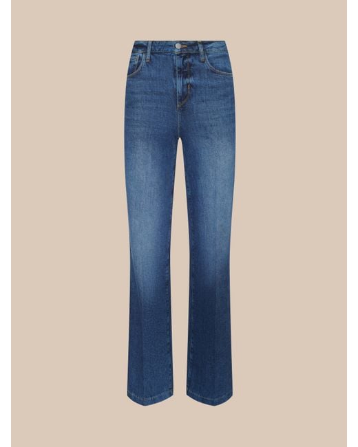 L'Agence Blue Clayton Wide-Leg Jean
