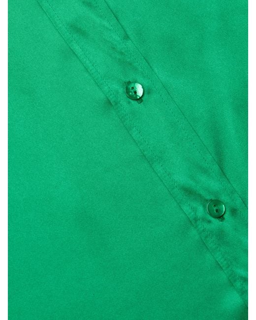 Chemisier En Soie Dani, Vert Tropical L'Agence en coloris Green