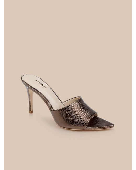 L'Agence Multicolor Lolita Leather Open-Toe Mule