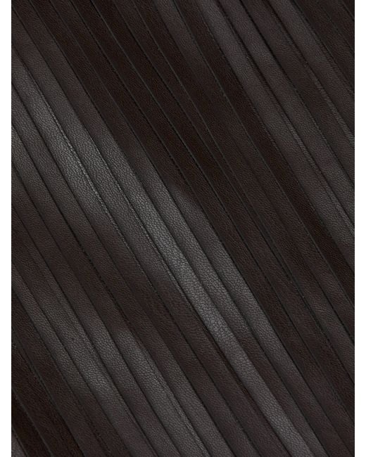 L'Agence Black Karolina Fringe Skirt