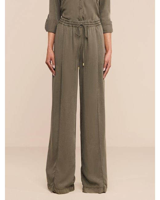 L'Agence Green Connie Drawstring Trouser