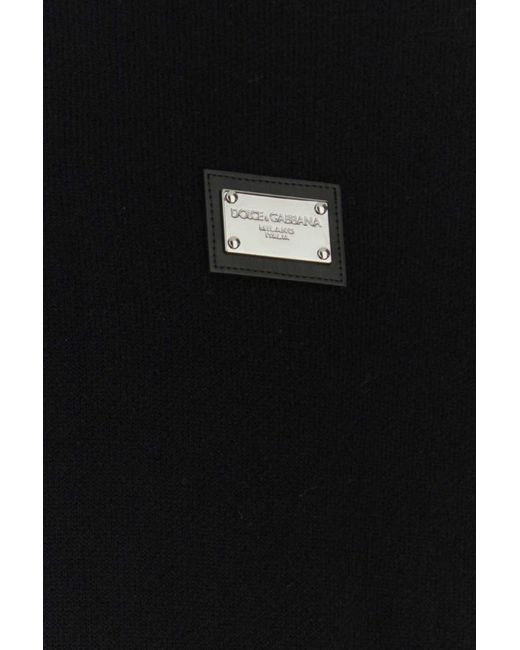 Dolce & Gabbana Black Felpa-44 for men