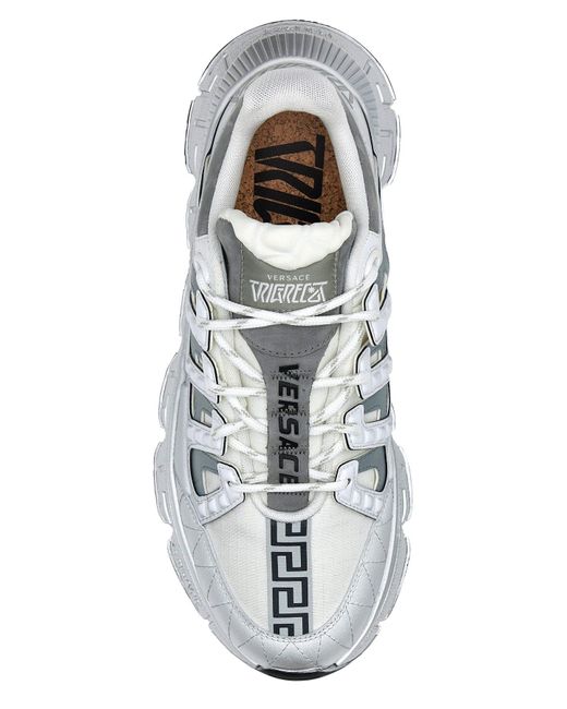 Versace White Trigreca Sneakers for men