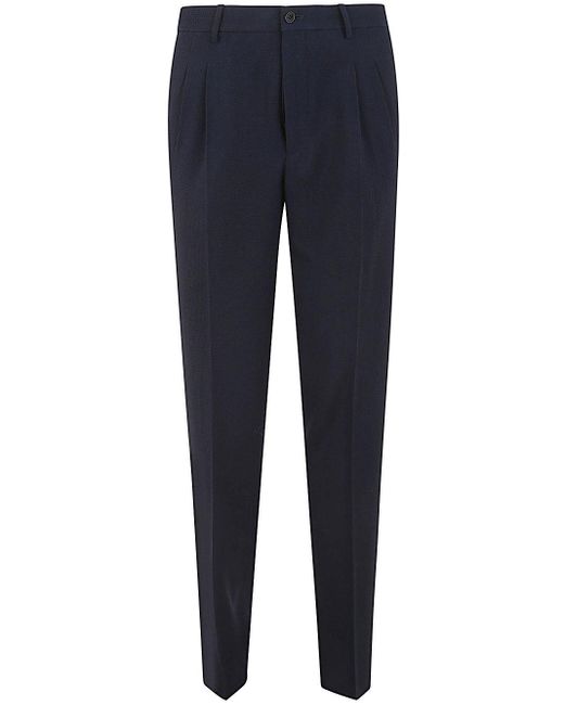 Giorgio Armani Blue Trousers With Two Pences for men