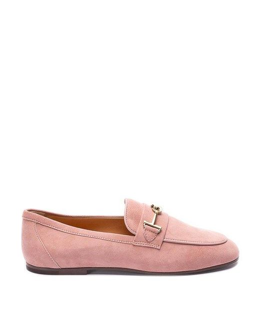 Tod's Pink T Ring Loafers