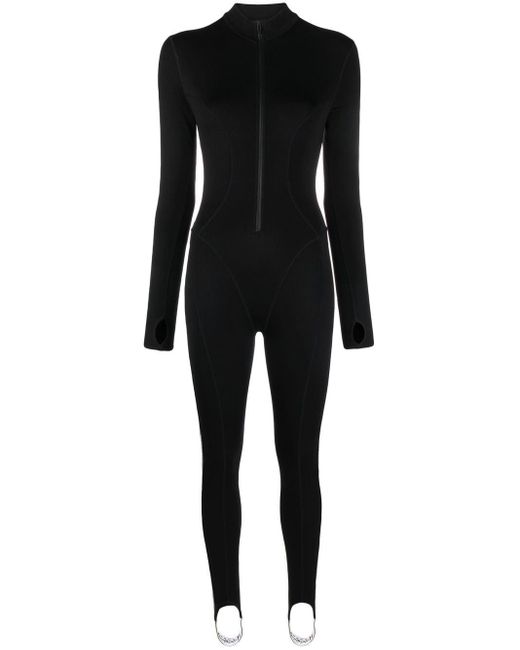 Wolford Black Wolfrod Thermal Long-sleeve Jumpsuit
