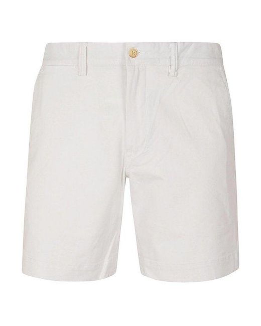 Shorts Con Logo di Polo Ralph Lauren in White da Uomo