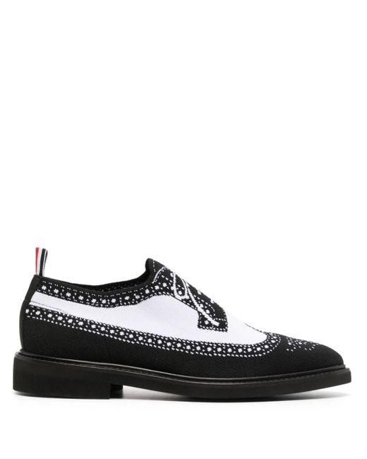 Thom Browne Black Leather Shoe for men