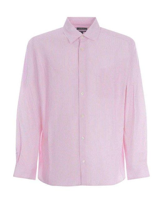 A.P.C. Pink Cotton Tee for men