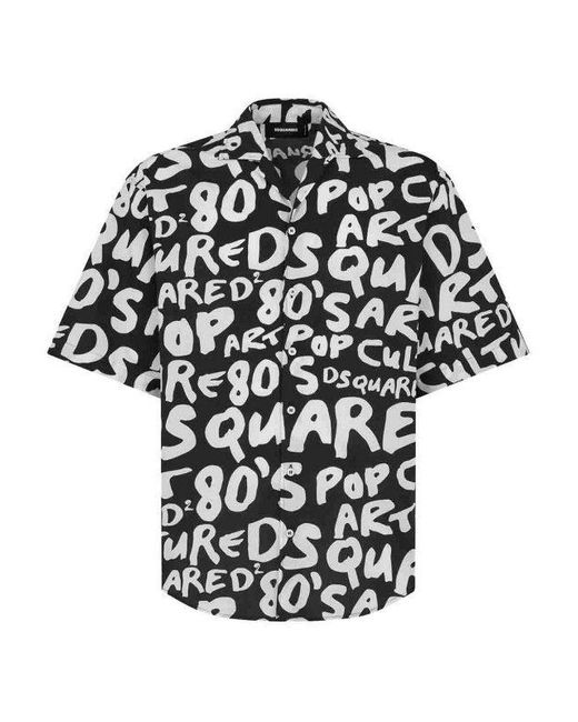 DSquared² Black Pop Shirt for men