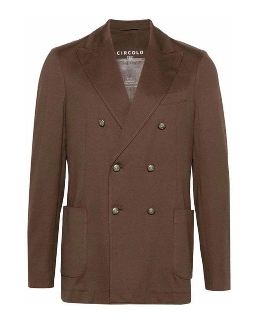 Circolo 1901 Brown Blazer for men