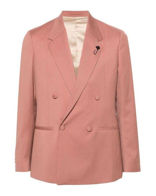 Lardini Pink Blazer for men