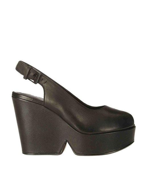 Robert Clergerie Black Leather Sandals