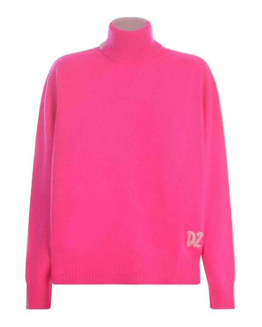 Maglione Bicolore di DSquared² in Pink