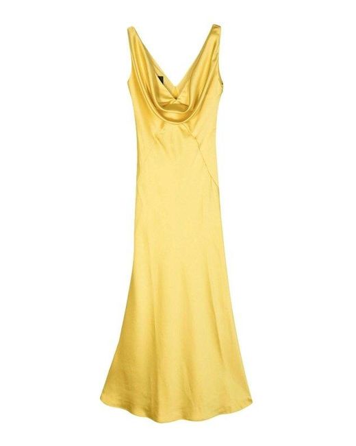 Pinko Yellow Maxi Dresses