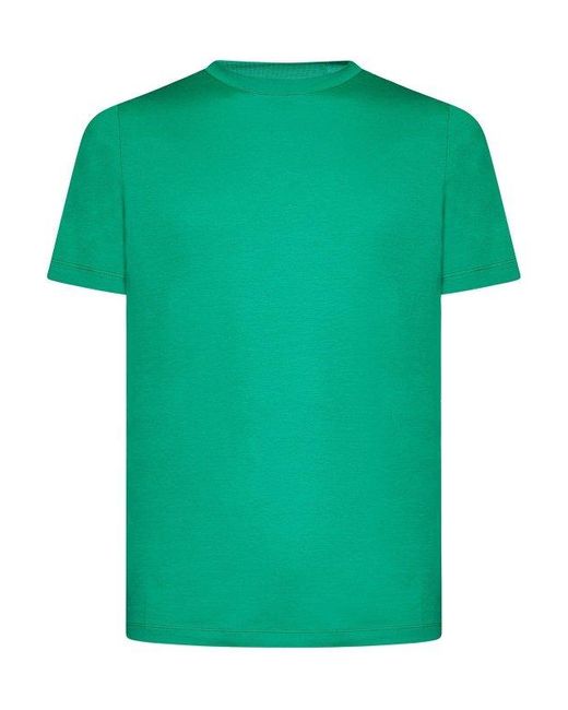 T-Shirt Girocollo di Malo in Green da Uomo