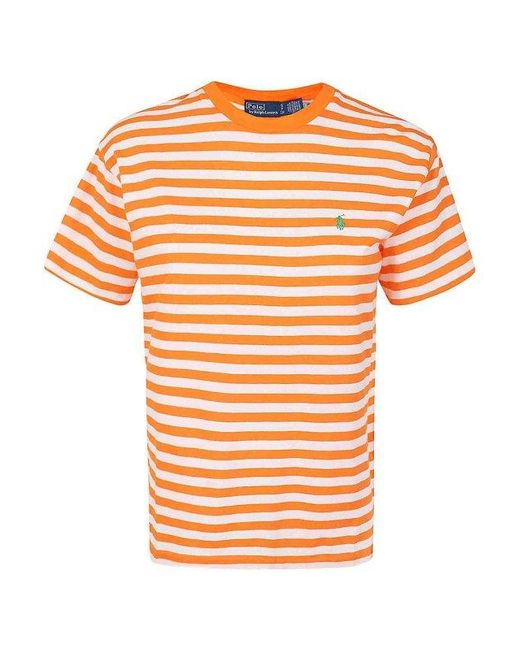 T-Shirt di Polo Ralph Lauren in Orange