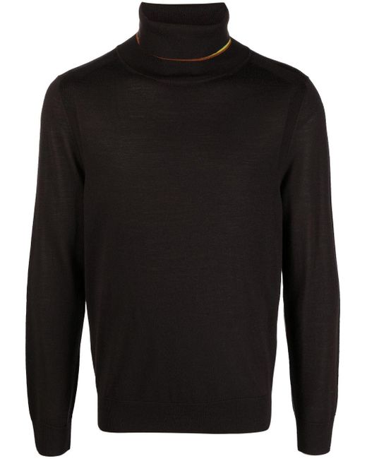 Paul Smith Black Wool Sweater for men