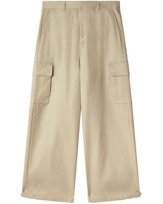 Off-White c/o Virgil Abloh Natural Off- Trousers for men