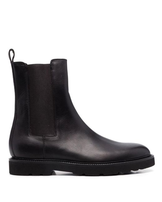 Paul Smith Black Leather Ankle Boot for men